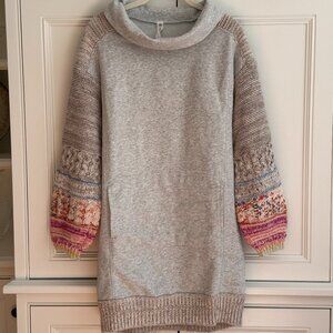 Daily Practice by Anthropologie Cozy Cowl Neck Tunic Dress (S)